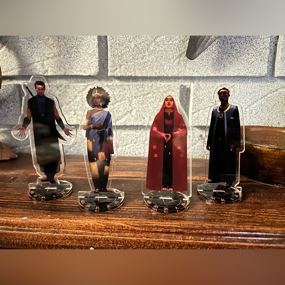 Illumicrate Acrylic Council Members set for Raybearer duology